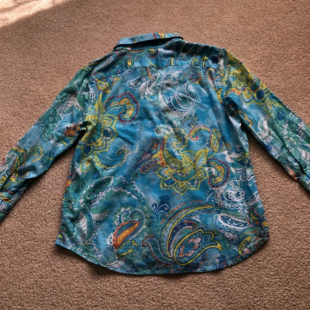 Pattern Ralph Lauren Button Down - Picture 4 of 4